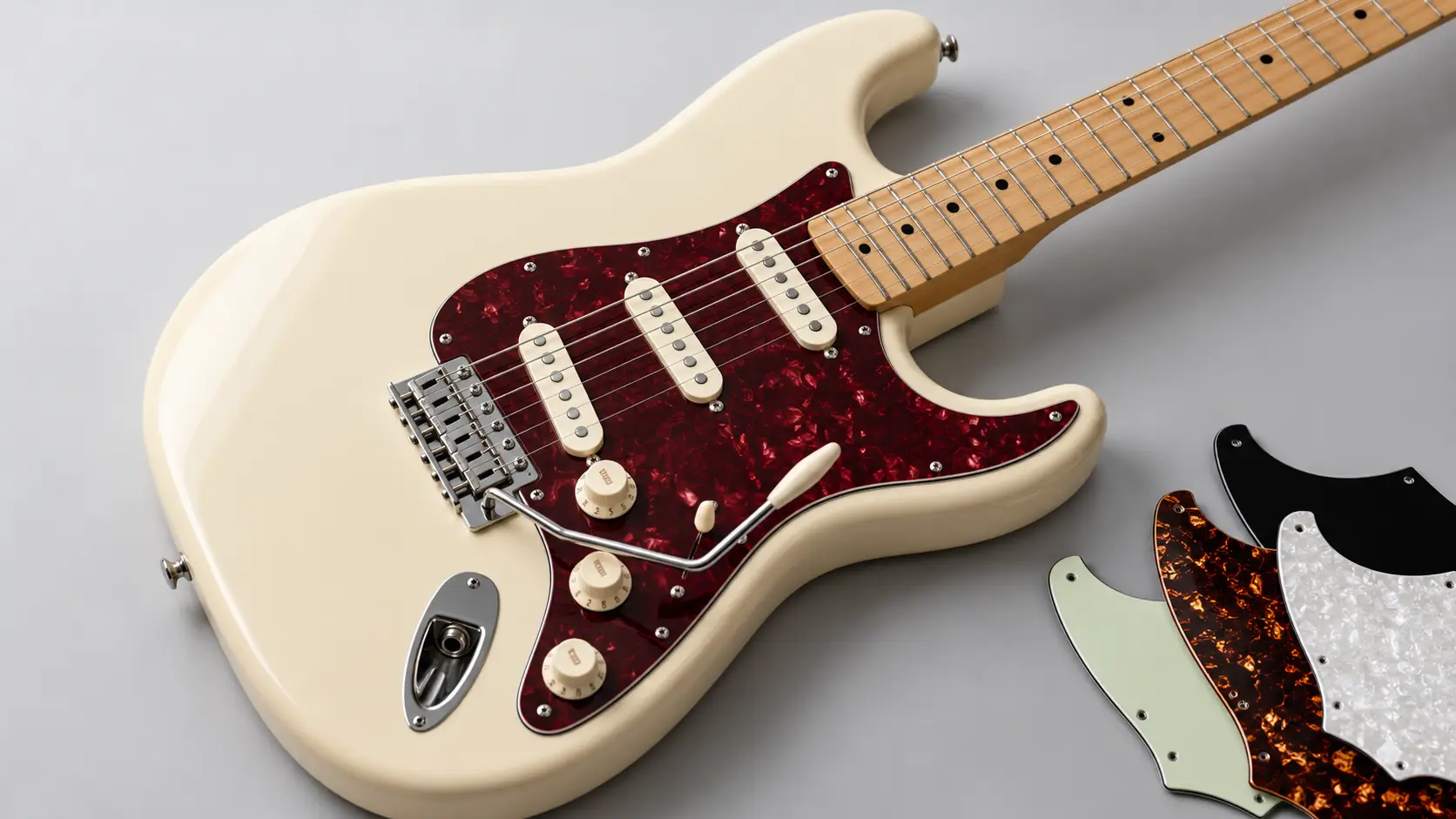 Explore custom guitar pickguard colors
